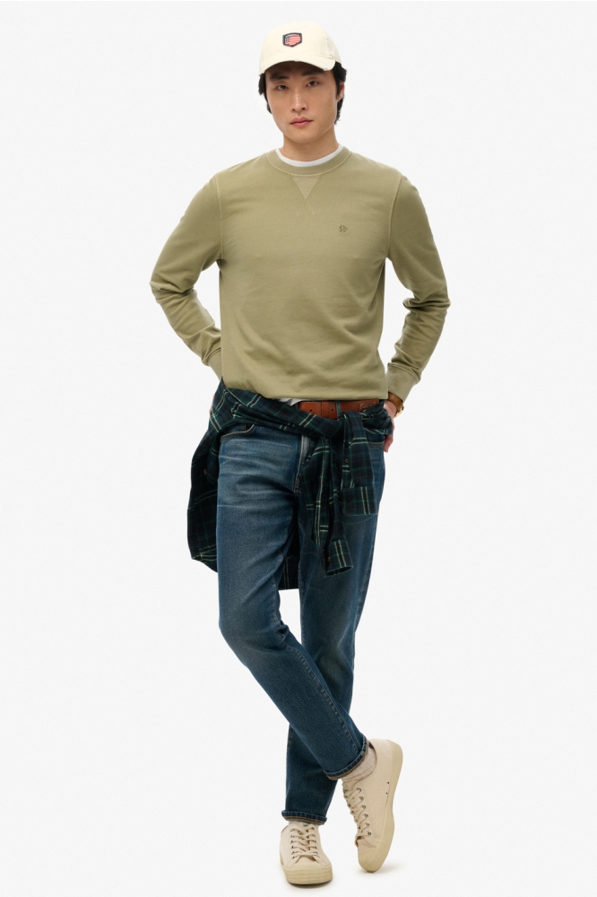 CLASSIC ESSENTIAL SWEATSHIRT M2014174A LIGHT KHAKI GREEN
